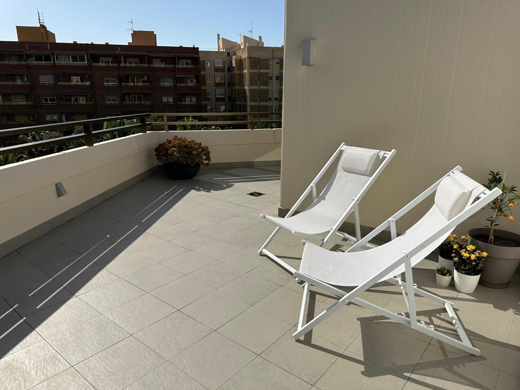 Ferienwohnung The Penthouse Almería Exterior foto