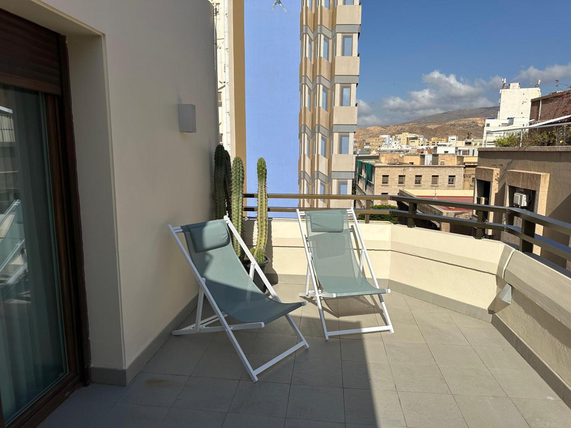 Ferienwohnung The Penthouse Almería Exterior foto