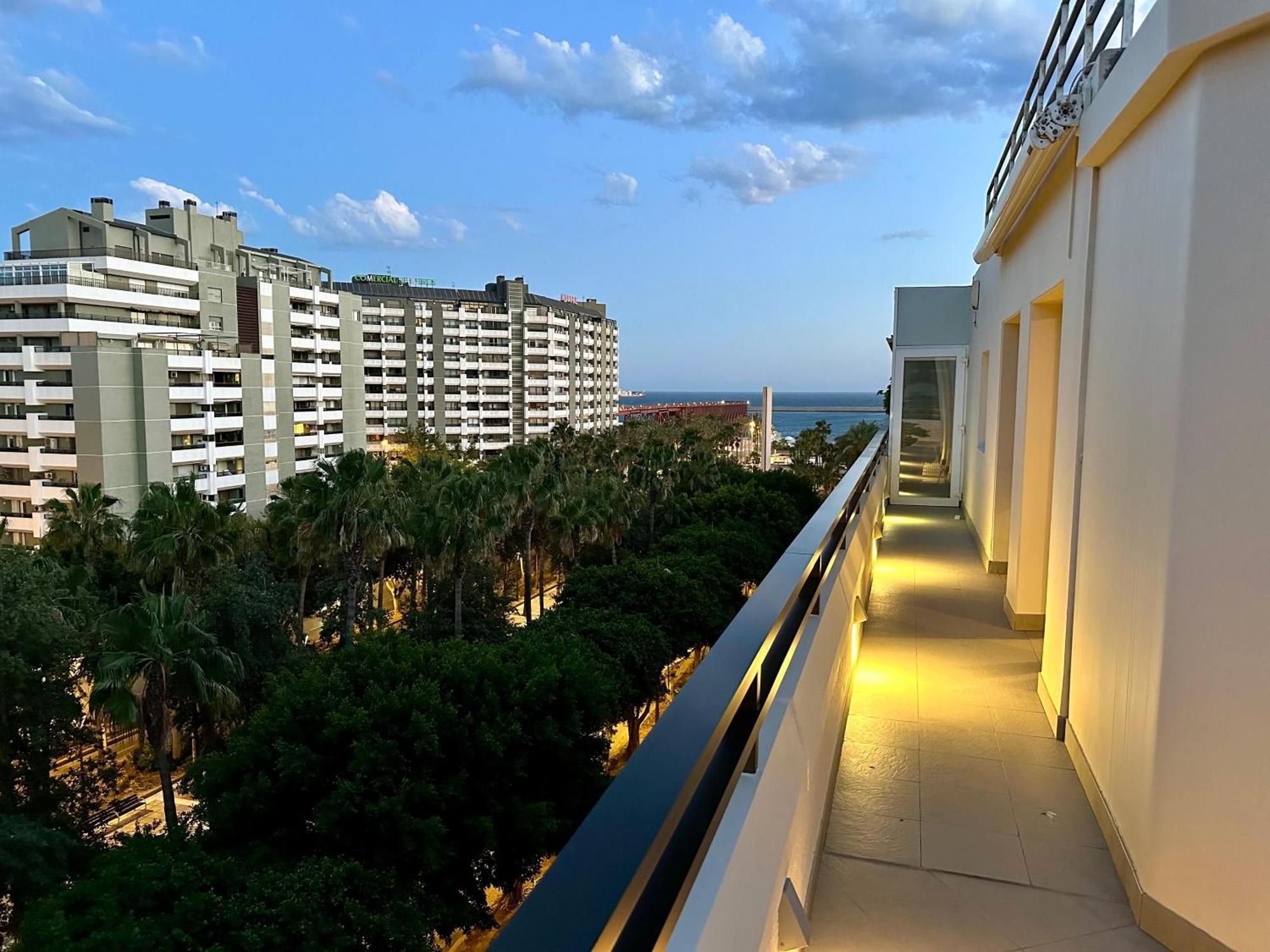 Ferienwohnung The Penthouse Almería Exterior foto