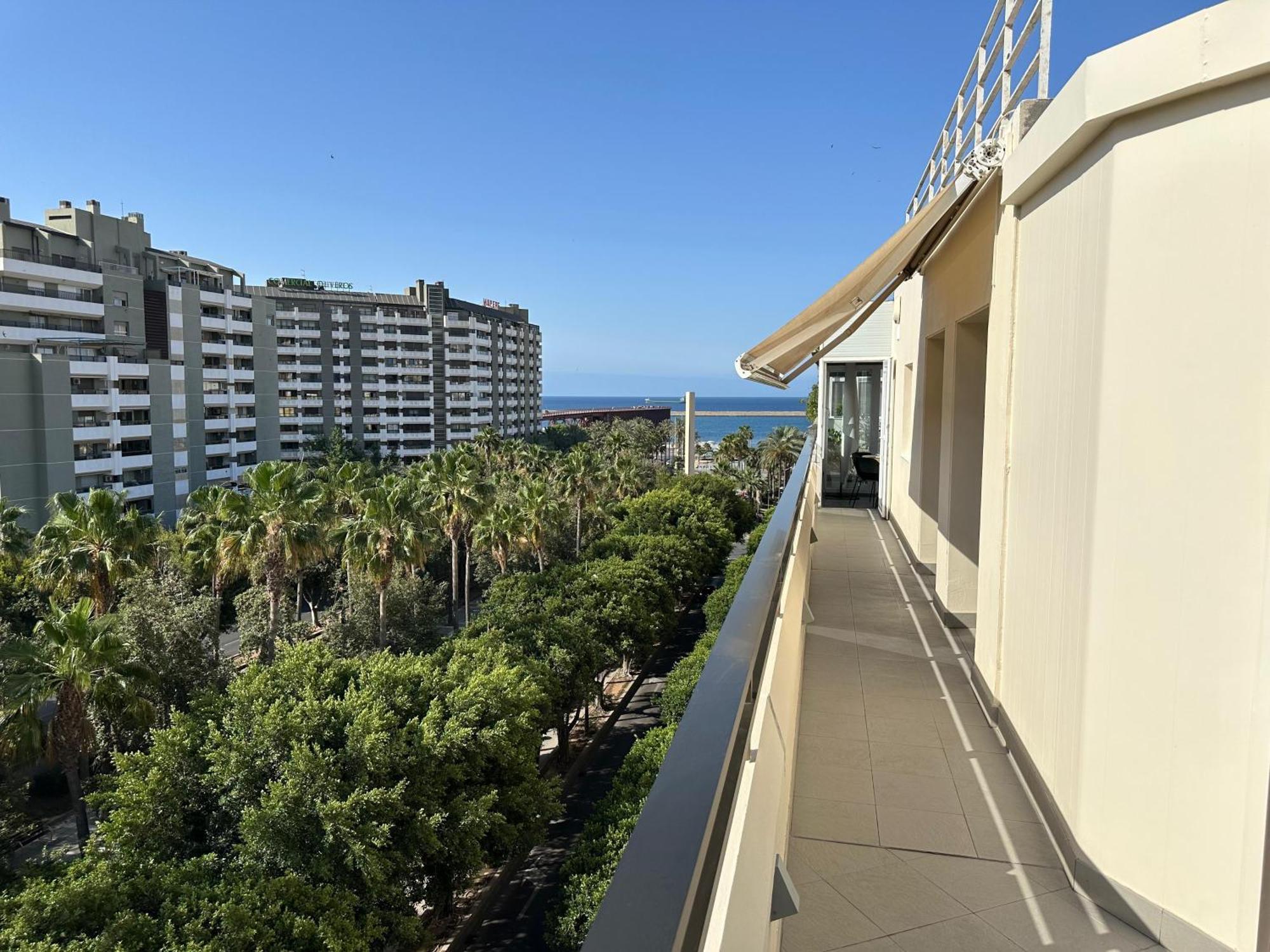 Ferienwohnung The Penthouse Almería Exterior foto