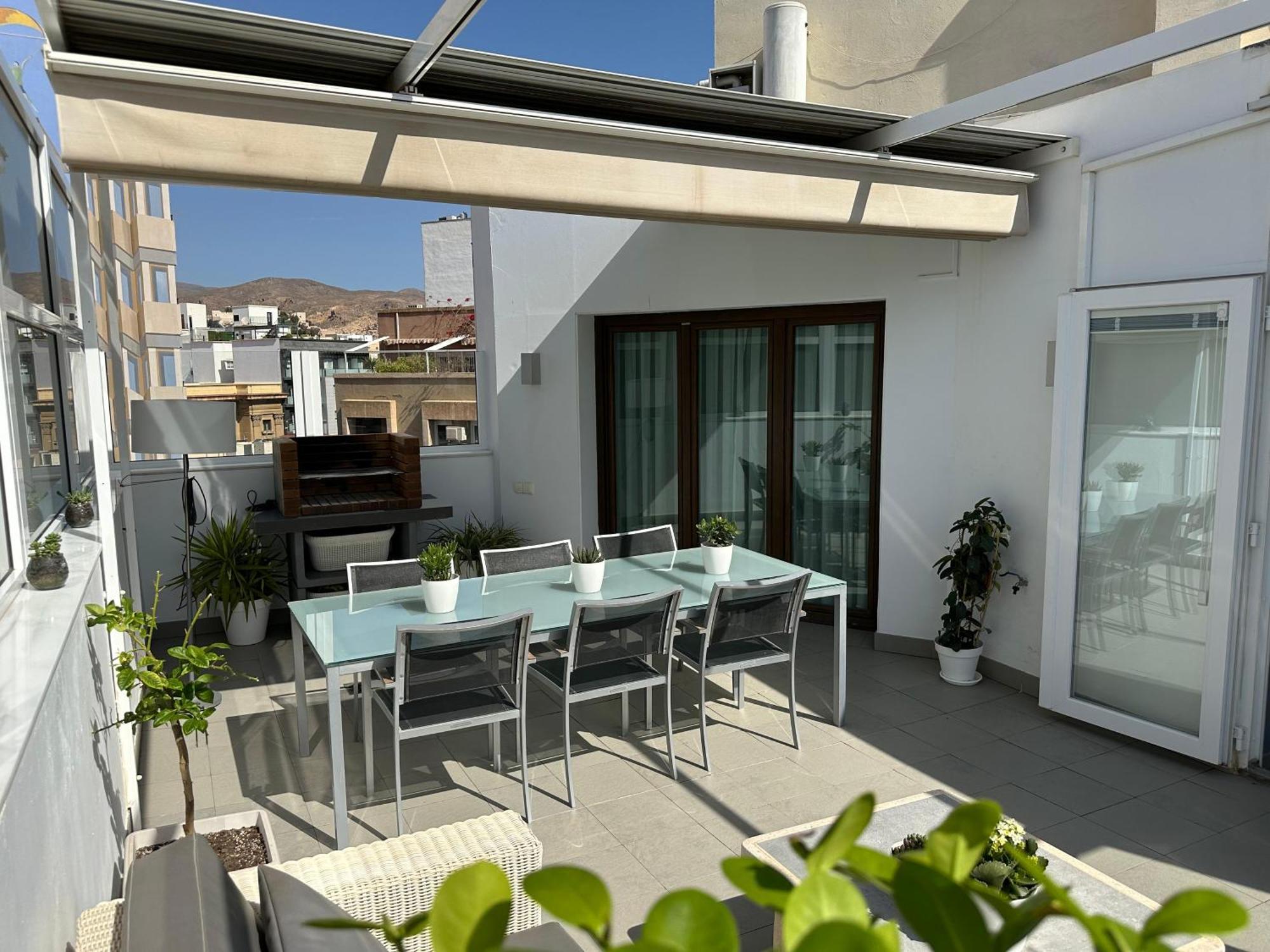 Ferienwohnung The Penthouse Almería Exterior foto