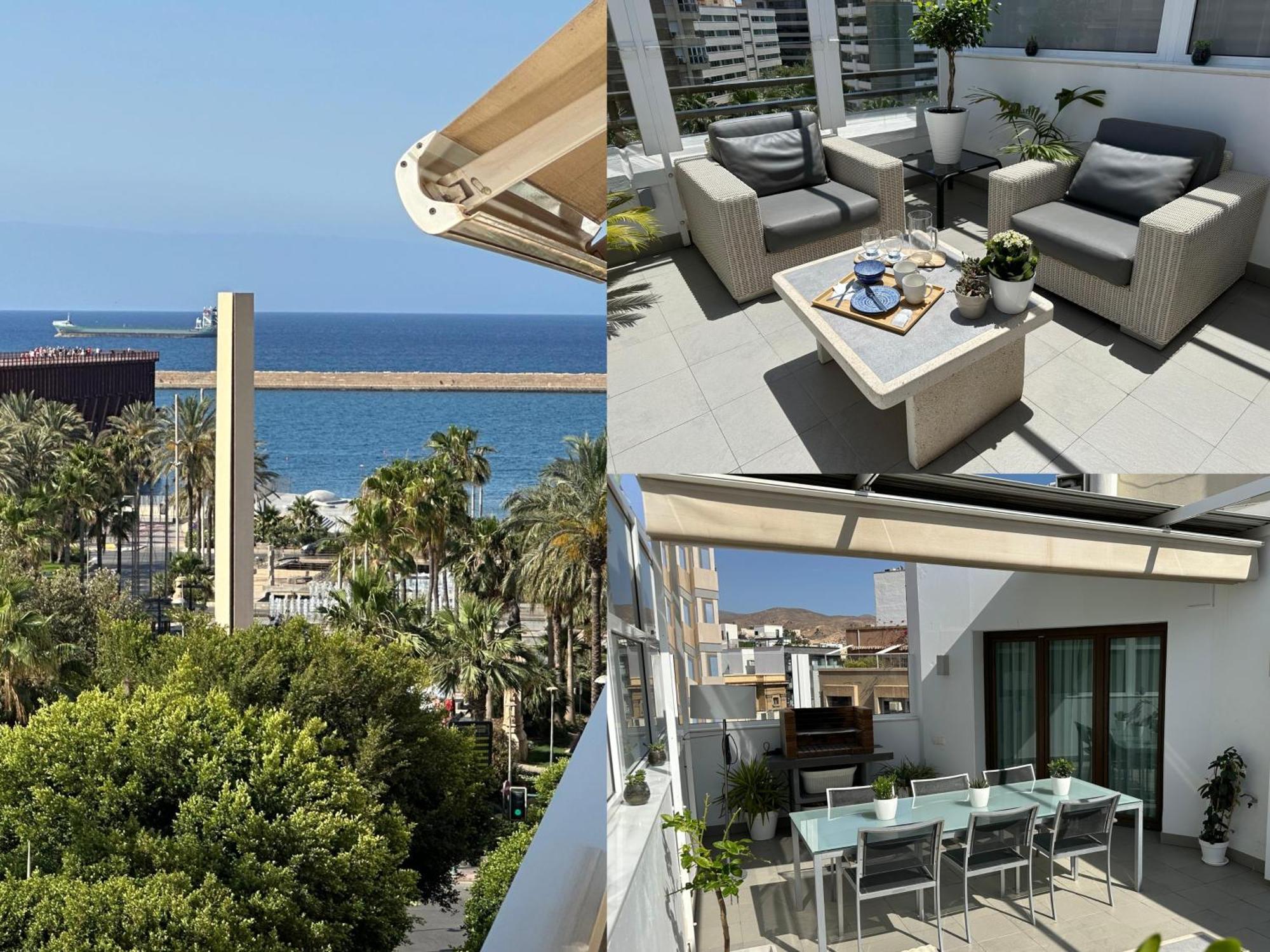 Ferienwohnung The Penthouse Almería Exterior foto